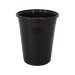 Pack of 100 Black Plastic Rinse Cups