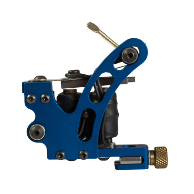 Danny Harkin's Eclipse Aluminium Liner / Shader Tattoo Machine - Blue