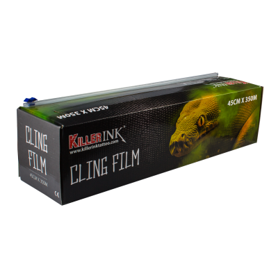 Killer Ink Easy Cut Cling Film in Dispenser 350m x 45cm