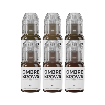 Perma Blend Luxe PMU Ink - Paulina Osinkowska Ombre Brows Set - 6x 15 ml