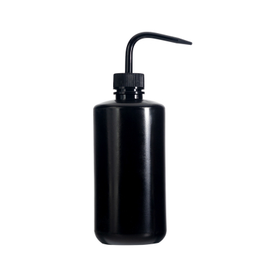 Plastic Rinse / Wash Squeeze Bottle Black