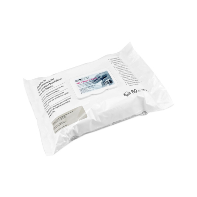 Pack of 80 Unigloves Wet Wipes Plus Aldehyde-Free (250 x 250 mm)