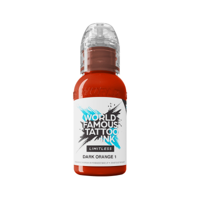 World Famous Limitless Tattoo Ink - Dark Orange 1 30ml