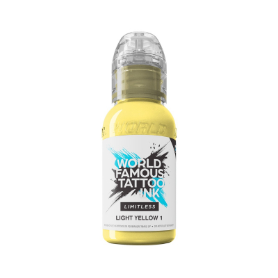 World Famous Limitless Tattoo Ink - Light Yellow 1 30ml